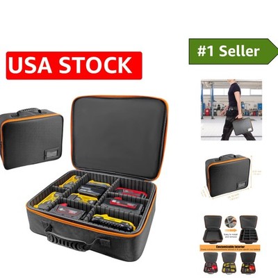 Extra Large Hard Tool Battery Case for Dewalt/Milwaukee 20V/60V - Waterproof
