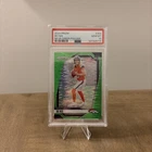 2024 Panini Prizm Rookies Bo Nix #309 Neon Green Pulsar Prizm (RC) PSA Mint 10