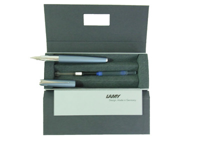 Neu LAMY STUDIO Glacier Füllhalter M / Medium In Box