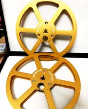 New One Pair Pioneer golden 7'' Tape Reel Light Metal Aluminum Take Up Reel