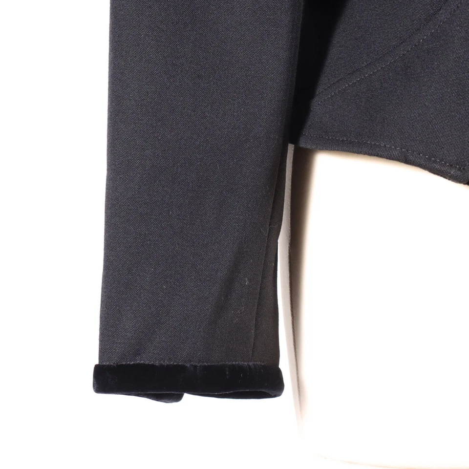 Jaqueta feminina Ungaro vintage lã veludo 1980 - 1989 França - Imagem 4 de 4