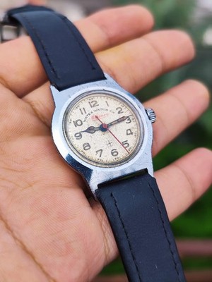 Watex Watch Co Militry Manual Winding REF:10042 Swiss Vintage Men's Watch Rare