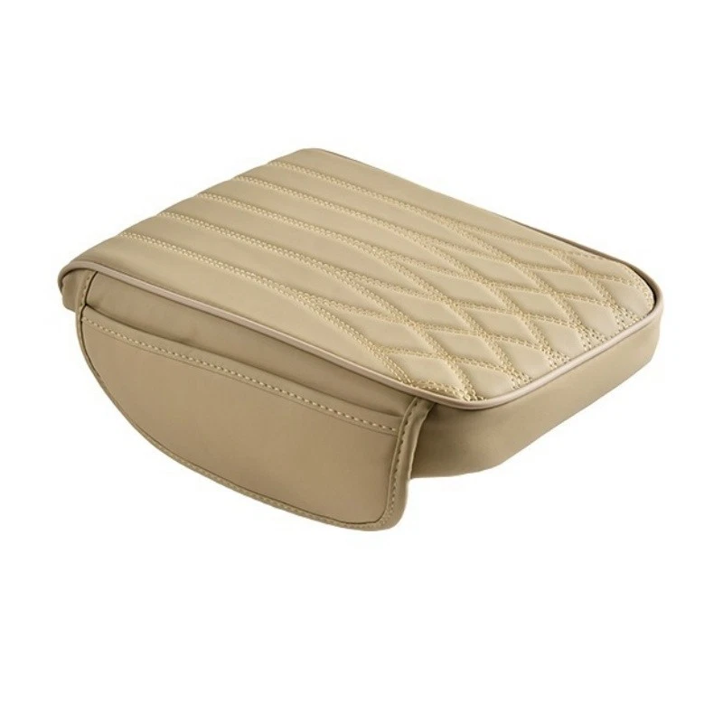 汽车中心控制台扶手枕头汽车扶手盖靠垫带2个储物袋 — 第 3/4 张图片