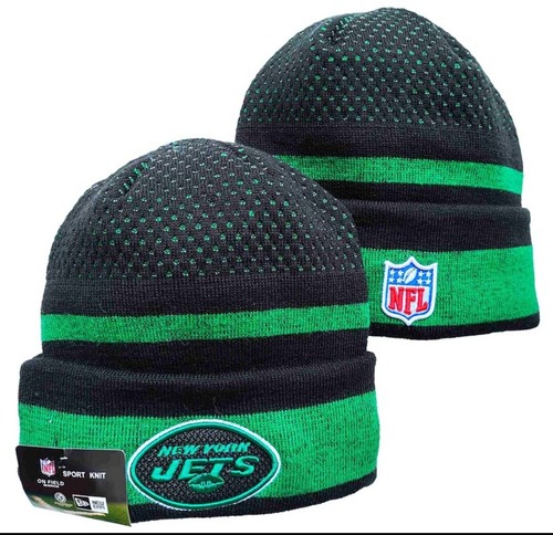New York Jets Beanie Knit Cap One Size 