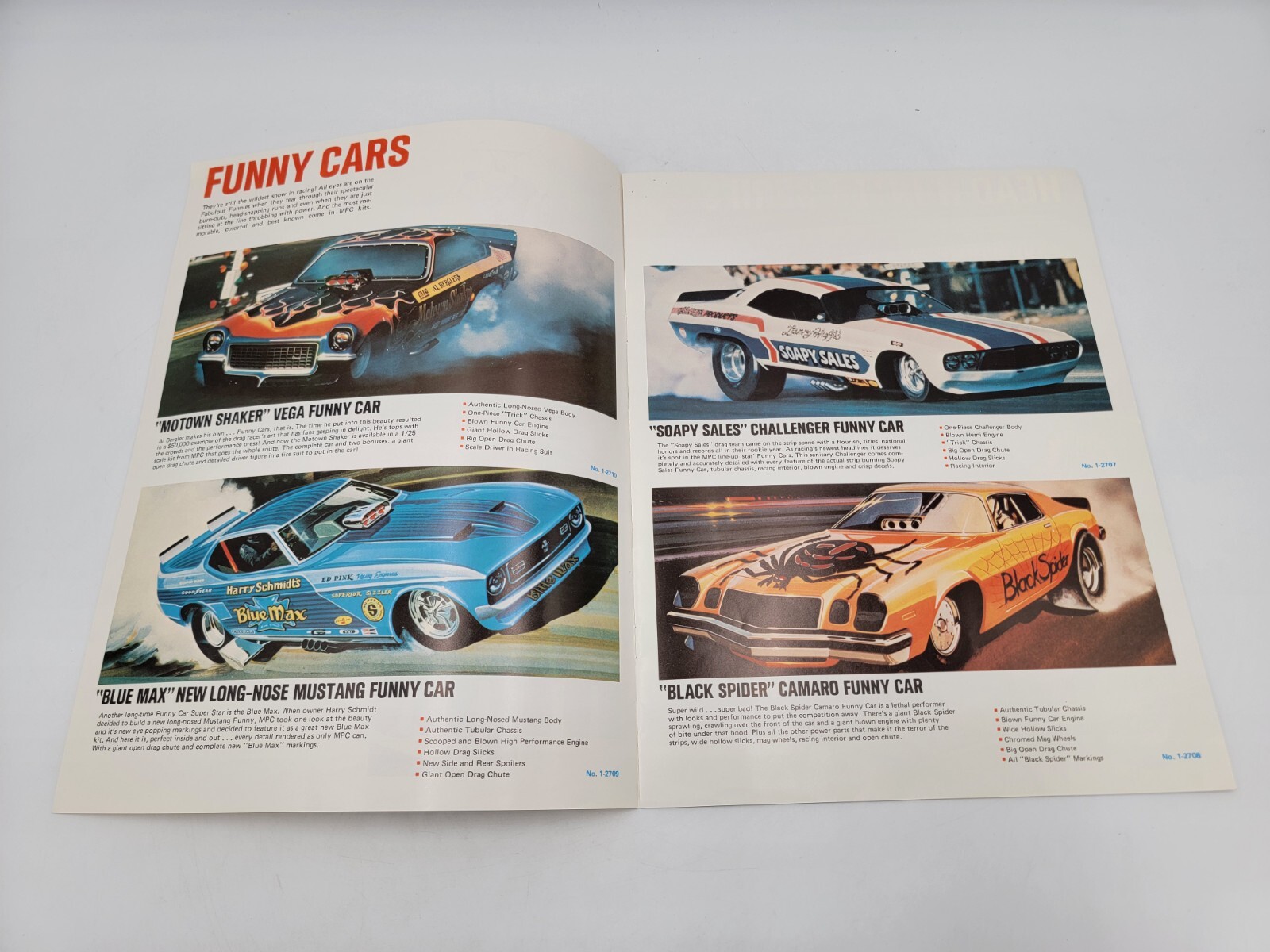 MPC - PLASTIC MODEL KITS DEALER CATALOG INCLUDES HEAD HUNTER SERIES - ©1970's