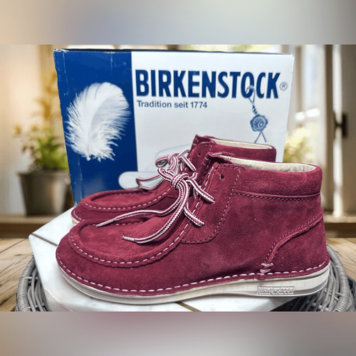 BIRKENSTOCK Leather Pasadena High Ankle Booties Chukkas EU 38 Womens 7 Mens 5 - Picture 6 of 12
