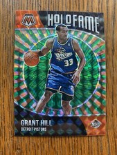 2020-21 Panini Mosaic Grant Hill Holofame Green Mosaic Detroit Pistons #16