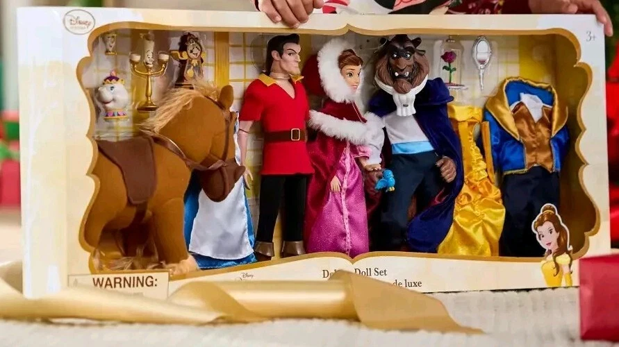 Disney Store Muñeca La Bella y la Bestia Juego de Regalo de Lujo - Nuevo - 2024 Foto 2 de 2