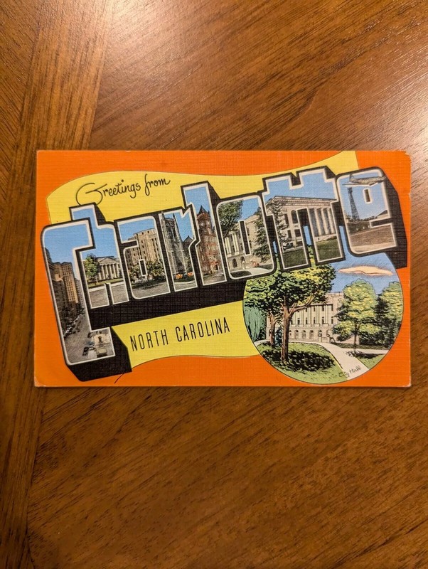 Greetings From Charlotte NC North Carolina