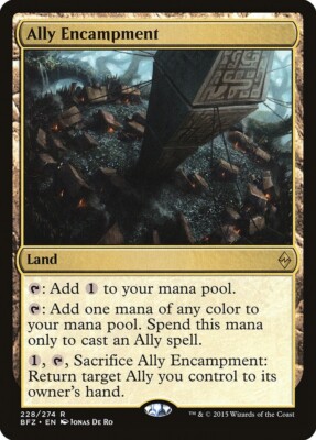 Played MTG Ally Encampment Battle for Zendikar BFZ R 228