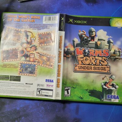 Worms Forts Under Siege - CIB - Good - Xbox