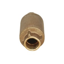 Inline Spring Loaded Check Valve Sweat Connections Cast Brass 1/2"in- 2"in USA