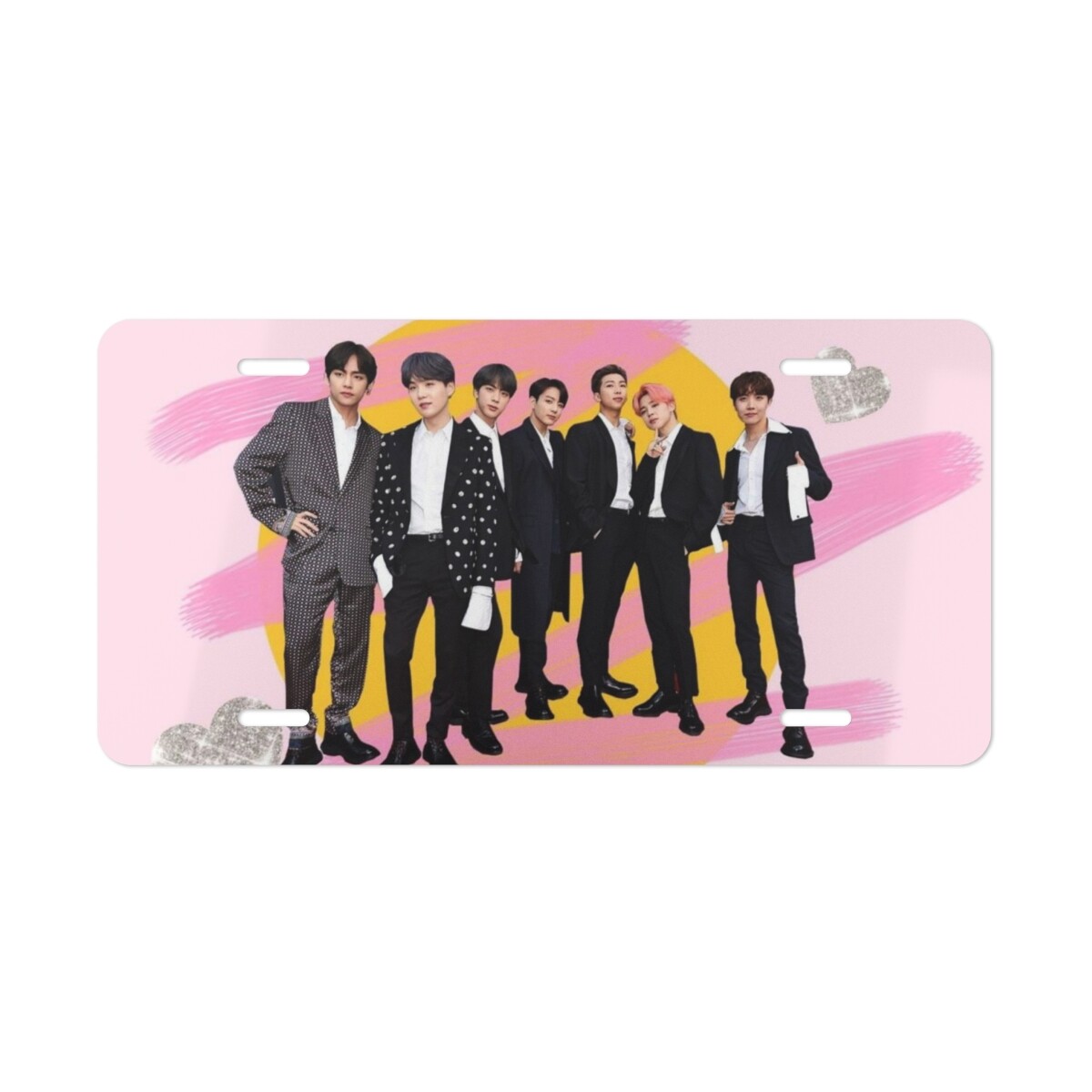 BTS Bt21 Vanity Plate - BTS License Plate Frame - BTS Army Bangtan