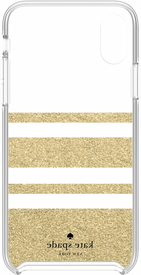 NUEVA Funda protectora Kate Spade NY (Oro Charlotte) para Apple® iPhone® XS MAX Foto 2 de 3