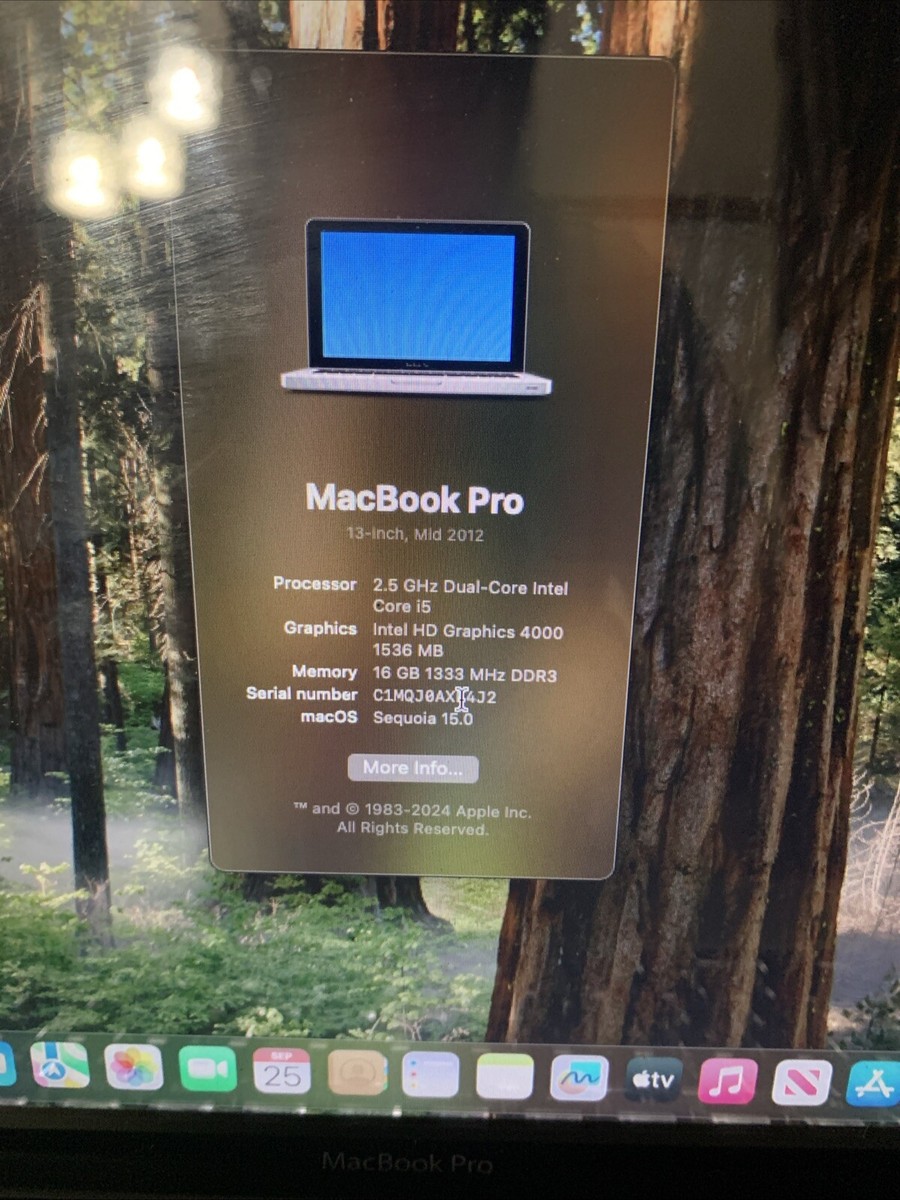 Sequoia Macbook Pro 2012 System Update Comment Installer MacOS Sur