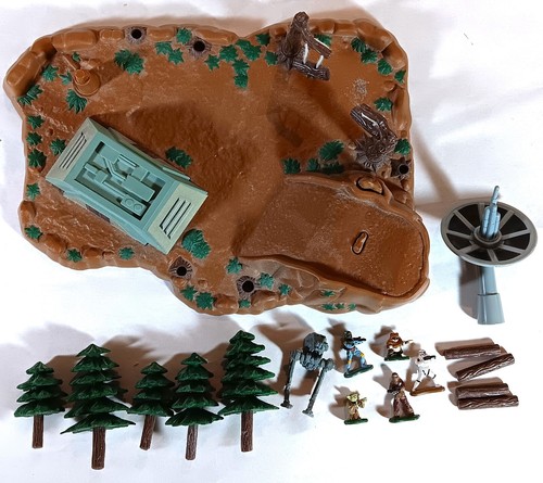 Star Wars Micro Machines ENDOR playset - Complete w Box - Galoob 1990s - Picture 5 of 8