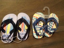 Toy R Us Summer Flip-Flop Sandal Size 5/6 NEW BEACH BUM / SURF