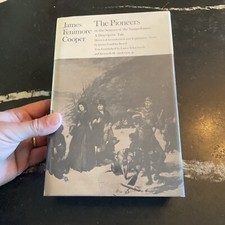 The Pioneers or the Sources of the Susquehanna James Fenimore Cooper 1980 w/ DJ