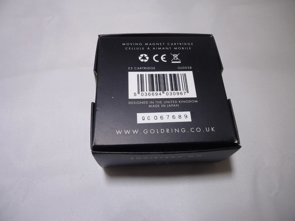 Cartucho MM de imán móvil Goldring E3 con lápiz óptico Foto 2 de 4