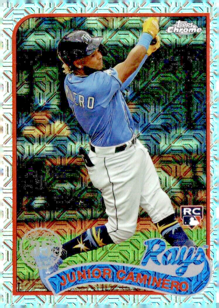 2024 Topps '89 Topps Silver Pack Chrome #T89C34 Junior Caminero Card TB Rays NM