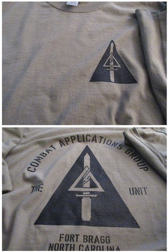 Delta Force CAB (1st SFOD-D) The Unit Silk-Screened T-Shirt XL Military Army TAN