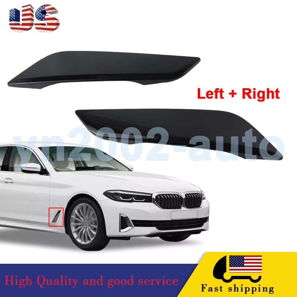2X Left & Right Fender Panel Air Vent Cover Black for BMW G30 5 Series 520i 530i