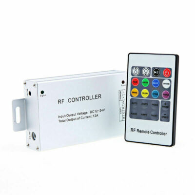 20 Keys RF Remote Wireless RGB Controller DC12V 24V 12A for 5050 3528 ...