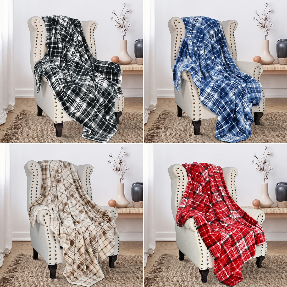 White flannel blanket sale