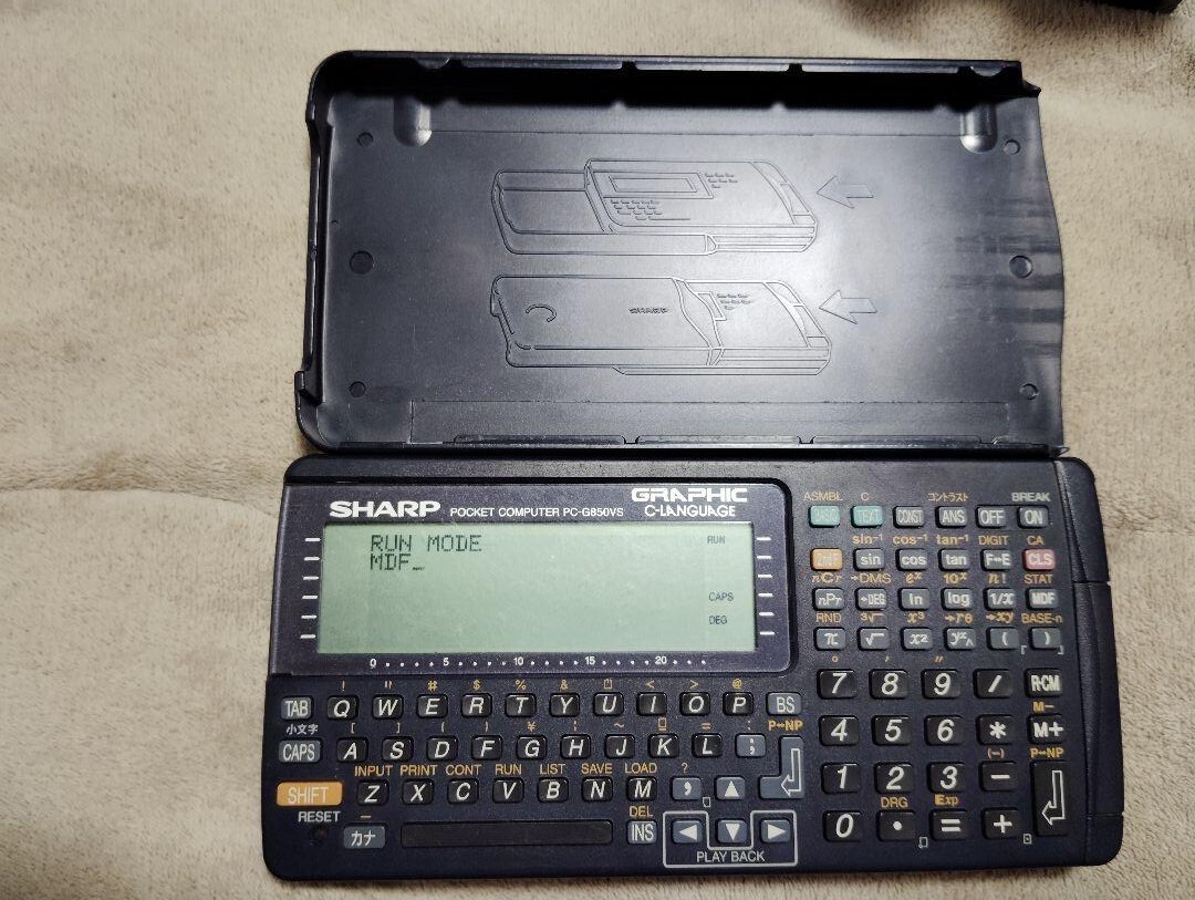 SHARP Pocket computer PC G850VS Function Scientific