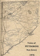 Elmer Olivet Palatine Pittsgrove  NJ 1876 Maps with Homeowners Names Shown