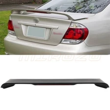 Matte Black Rear Spoiler W/LED 3RD Brake Light For 2002-2006 Toyota Camry