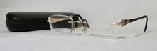 Naturally Rimless NR-355 Eyeglass frame 53-17-135 Black & Gold eyewear