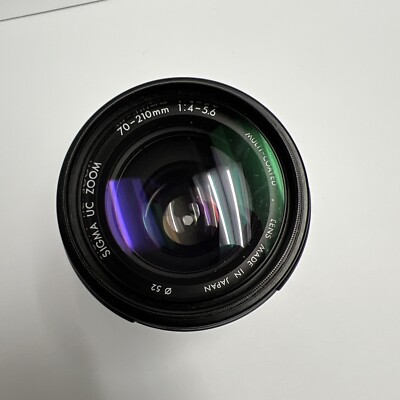 Vintage Sigma 70-210mm F4.5 Zoom Lens For Nikon Camera Made