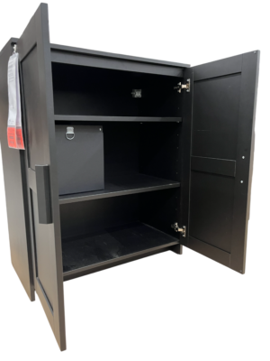 IKEA BRIMNES Cabinet with Doors in Black 30 3/4x37 3/8 