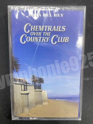2021 LANA DEL REY CHEMTRAILS OVER THE COUNTRY CLUB TAPE NEW SEALED CRACKED CASE