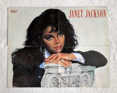 JANET JACKSON 1990 Swedish Magazine OKEJ 1990s Vintage Rare | eBay