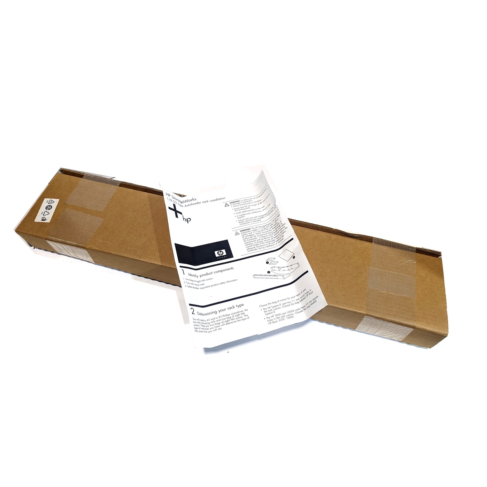 HP StorageWorks 1/8 G2 Tape Autoloader Rack Mount Rail Kit AH166A ...