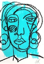 Corbellic 10X7 Vintage impressionism Chronicles Abstract Realities