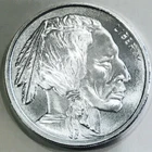 ⭐️BUFFALO SILVER ROUND!⭐️SUPERB GEMBU++⭐️.9999 PURE SILVER!⭐️SO NICE$⭐️