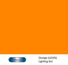 Formatt Lighting Gel: Orange - Roll size: 25' 7.6m long; 48" 1.22m wide
