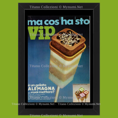 60er Jahre * Original Werbung ''Deutschland, VIP und ein deutsches Eis...Du willst mich