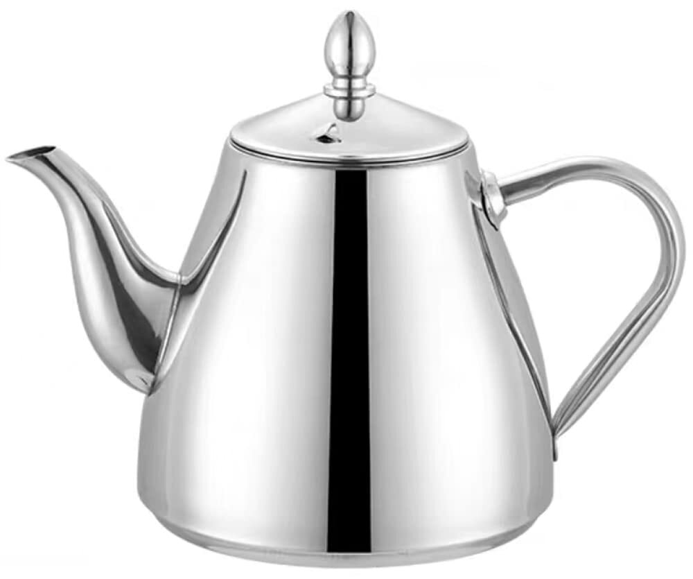 Stainless Steel 1200ml Teapot with Removable Infuser