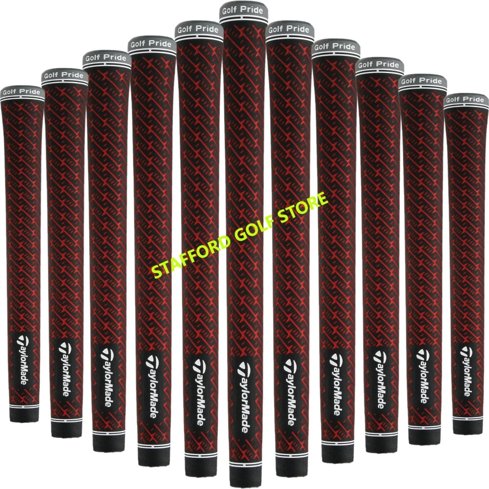 Juego de empuñaduras estándar para palos de golf TaylorMade Golf Pride negro/rojo Z-Grip Foto 3 de 4