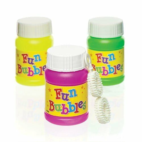 Baker Ross Mini Blow Bubbles Fun Party Bag Filler Loot Gifts For Kids (Pack Of - Picture 1 of 2