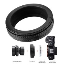 SYOPTIC M58 To M58 17mm To 31mm Lens Macro Brass Helicoid Adapter UK STOCK