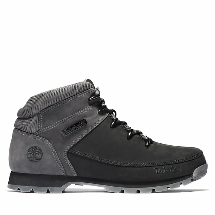 Timberland Men s Euro Sprint Grey Black Hiker Boots A1KAC