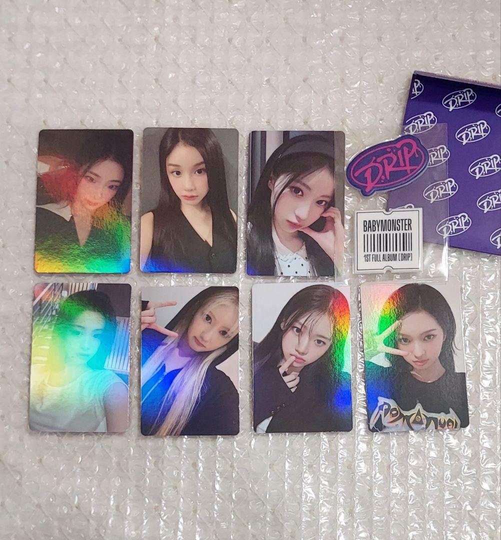 BABYMONSTER DRIP YG ヨントン 限定特典 トレカ 7枚セット