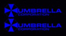 2X Blue Umbrella Corporation Hive Resident Evil Vinyl Sticker Car Window Decal