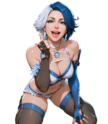 Luna Snow Marvel Rivals Anime Waifu Sticker 6" Car Decal Weatherproof