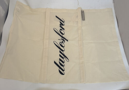 Daylesford Organic XL grand sac à linge en toile sac fourre-tout blanc beige neuf - Photo 1 sur 8